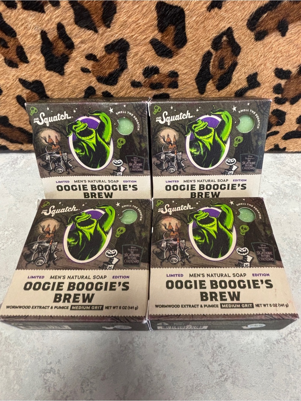 Dr. Squatch Oogie Boogie’s - 4 Bars Limited Edition Nightmare Before Christmas